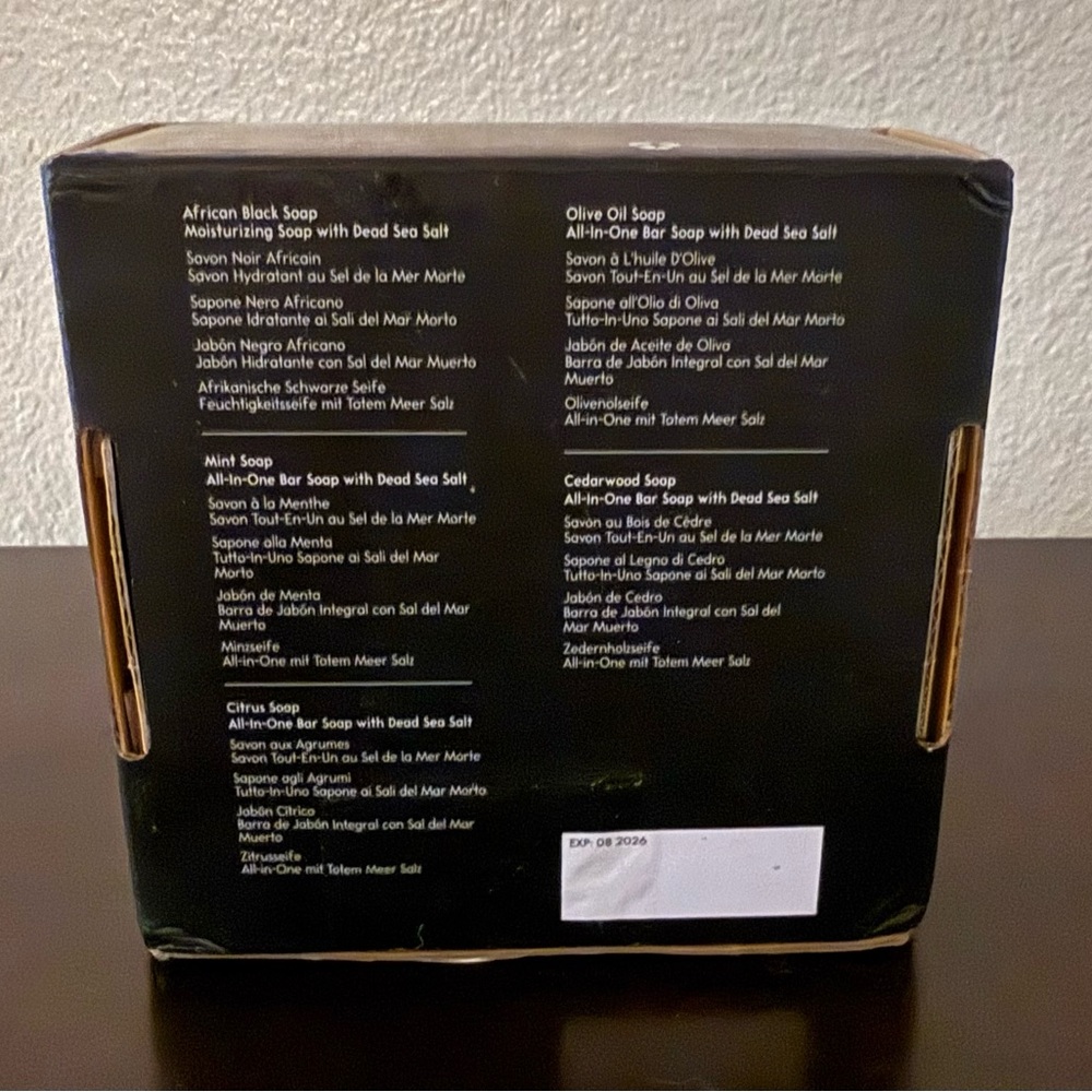 O Naturals Men’s Luxury Soap Collection Gift Set | Citrus Cedarwood Olive Oil - Picture 4 of 5